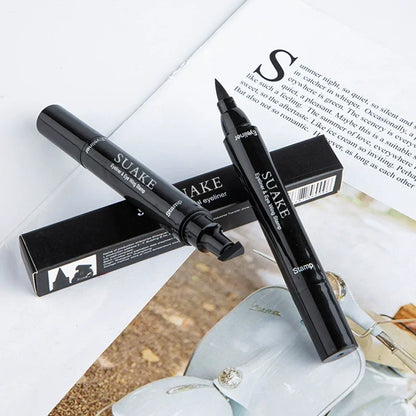 2 In1 Stamp Eyeliner make up Waterproof Eye liner