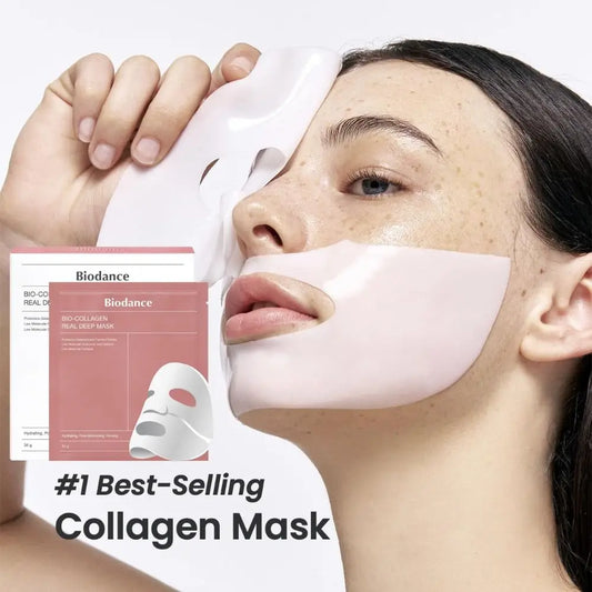 Soothing Bio-Collagen Real Deep Mask Nourishing Pore Minimizing Cera-nol Mask Moisturizing Elasticity Improvement